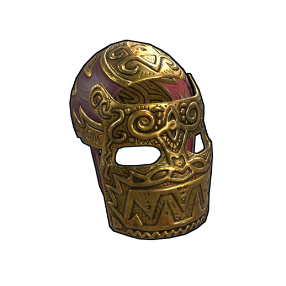 Legendary Gold Facemask