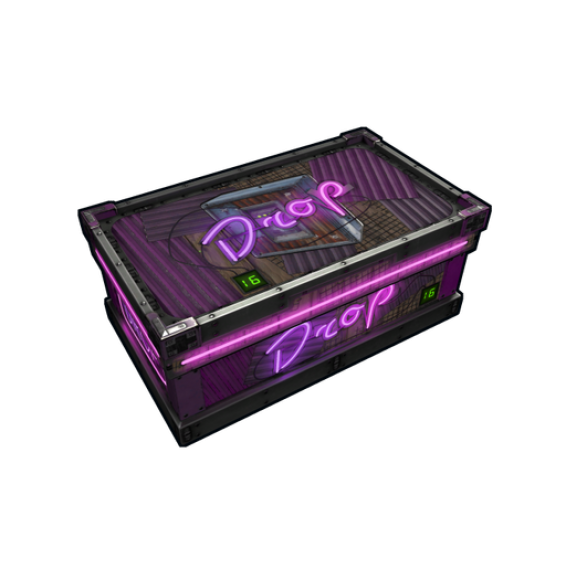 Neon Drop Box Storage