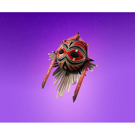 Battle Mask Back Bling